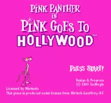 Image n° 7 - screenshots  : Pink Panther in Pink Goes to Hollywood